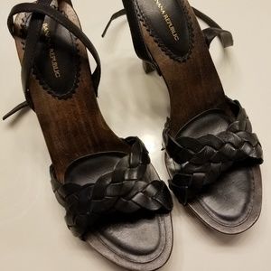 Banana Republic Wooden Sole Heels